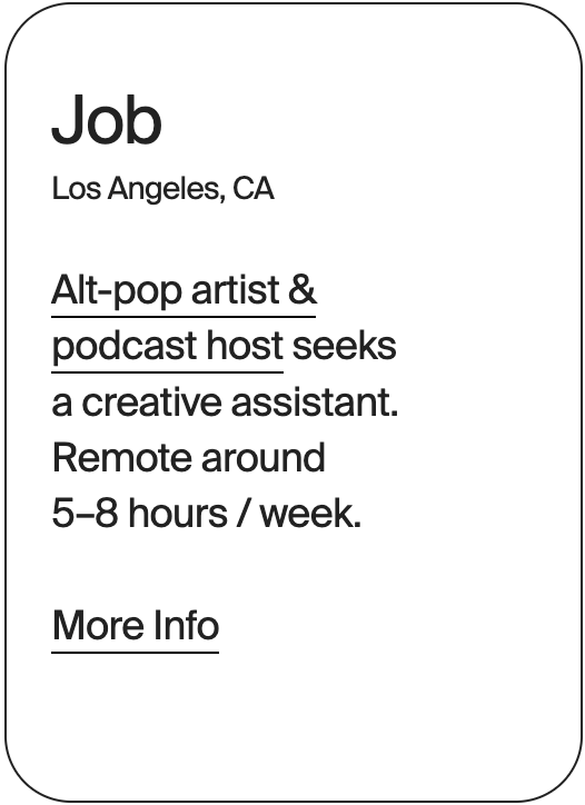 JOB Remote Sumi X Creative Assistant 31869