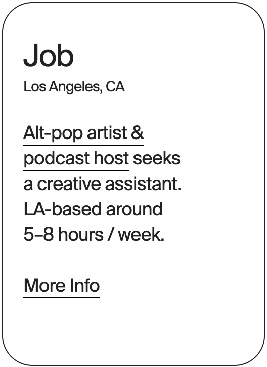 JOB Remote Sumi X Creative Assistant 31869