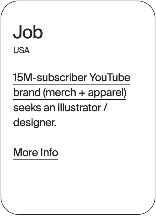 JOB USA xplr club illustrator 31888