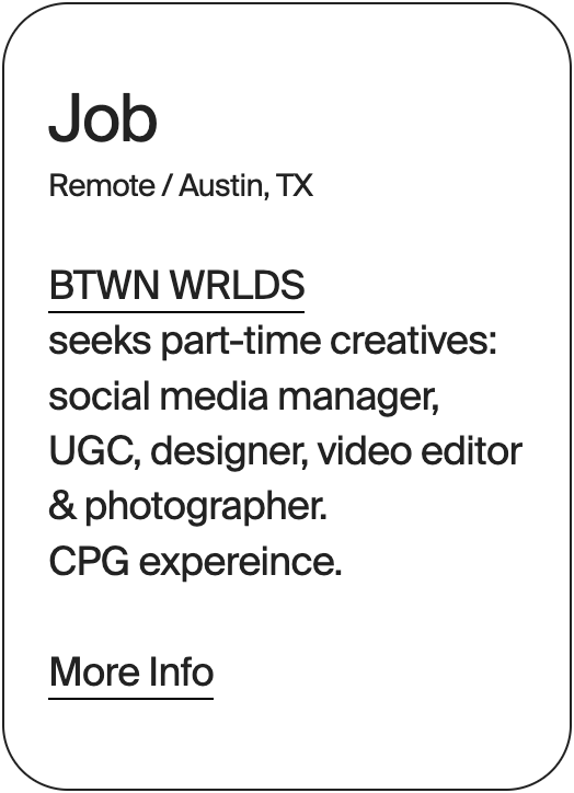 JOB Remote Austin BTWN WRLDS Jobs 32025