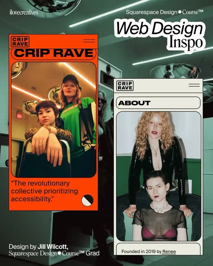Our Squarespace Design Course Graduate 🏆, Jillian Willcox (@ghostpep___) reflects on her course experience. Swipe to take in her custom website 🤩

&ldquo;I studied photography at university, but was looking to develop a skill that I could use remot