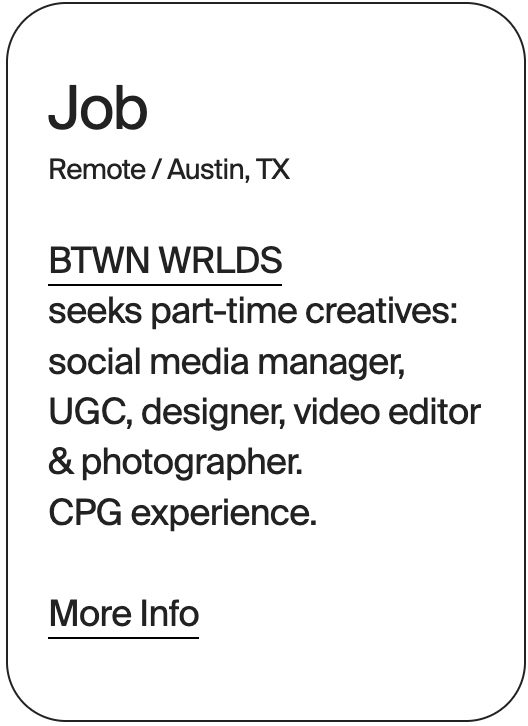 JOB Remote Austin BTWN WRLDS Jobs 32025