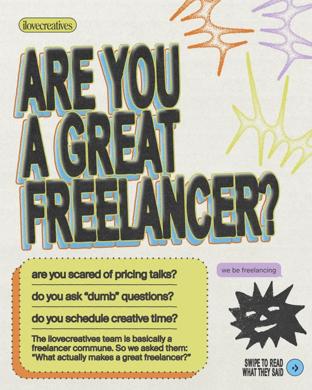 🫵&nbsp;What else makes you a great freelancer? 

If you want autonomy, control, and to choose your clients/projects, most of our courses cover freelancing. 

Check out our link in bio or comment &ldquo;great&rdquo; and we will dm a link to our cours