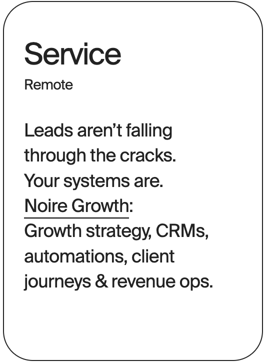 SERVICE Remote Noire Growth 32039