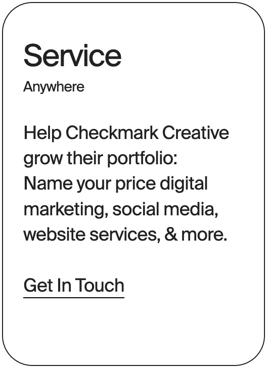 SERVICE ANywhere Checkmark Creative 32071