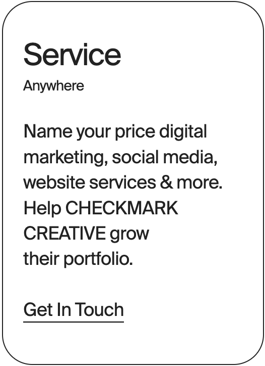 SERVICE ANywhere Checkmark Creative 32071