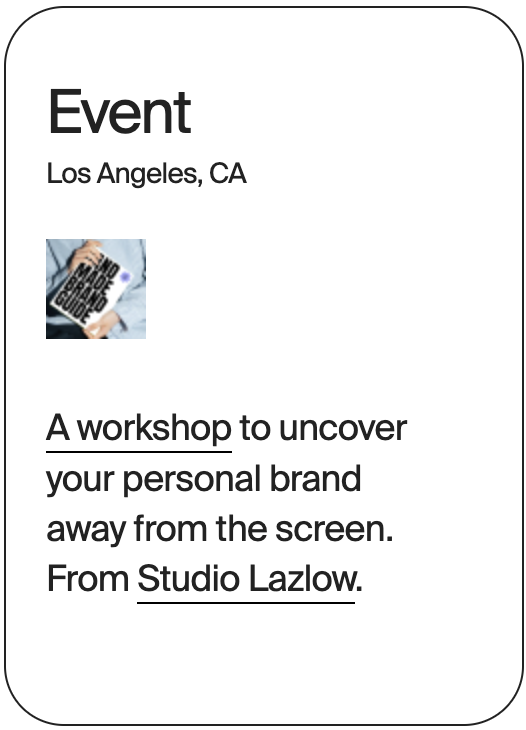 EVENT Los Angeles Studio Lazlow 32243