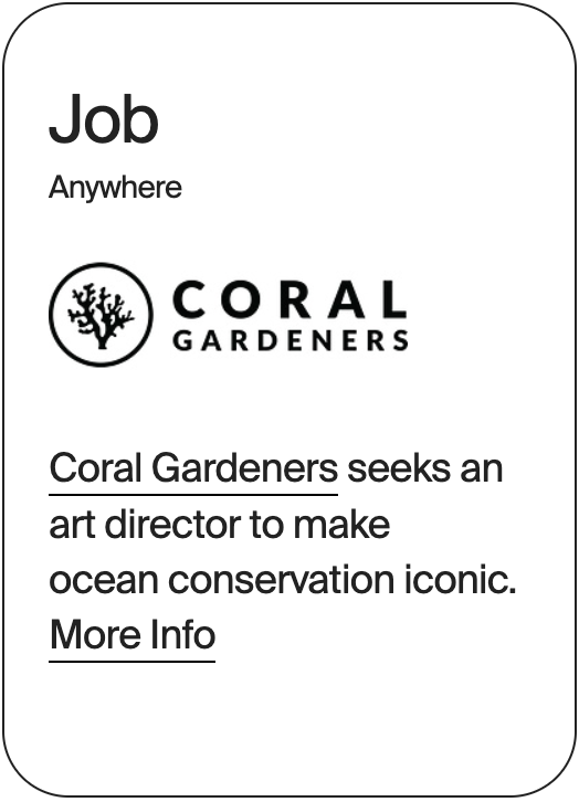 JOB Anywhere Coral Gardeners Art Director 32245