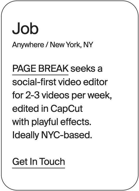 JOB Anywhere PAGE BREAK Video Editor 32255