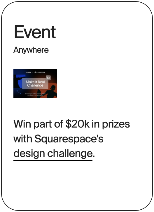 EVENT Anywhere Squarespace Design Challenge 32264