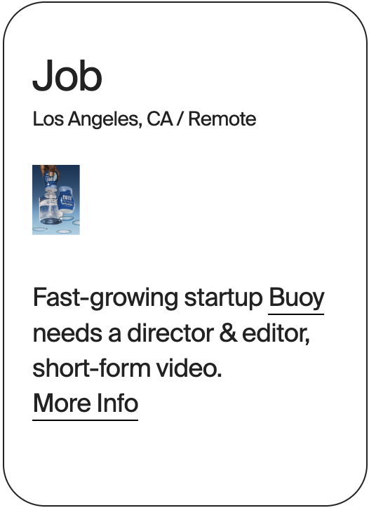 JOB Los Angeles Buoy Director 32277