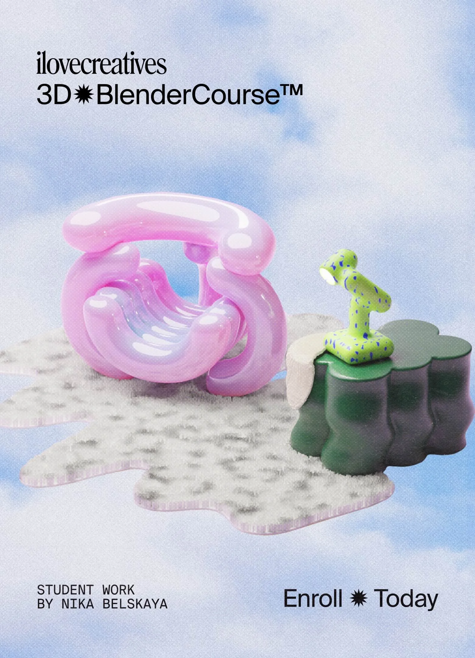 3D Blender Course  7-22-26