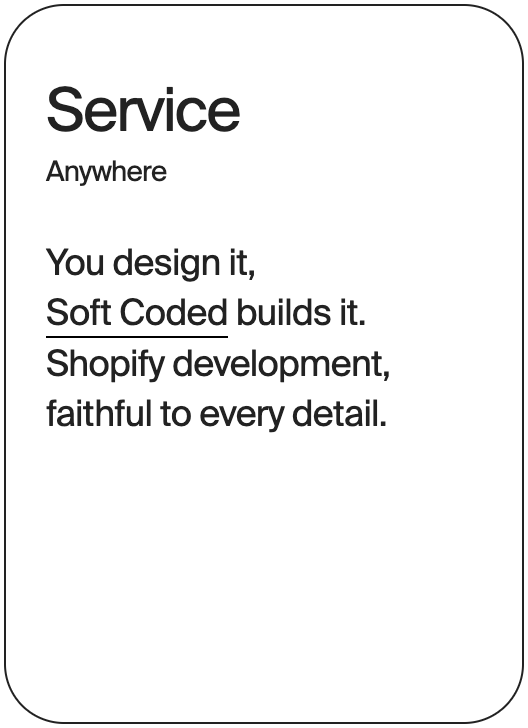 SERVICE Anywhere Soft Coded 32353