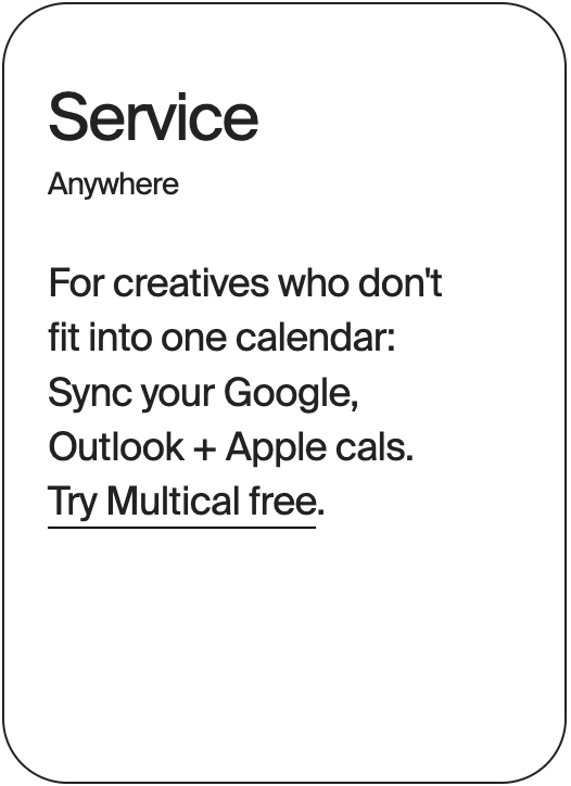 SERVICE Anywhere Multical 32386