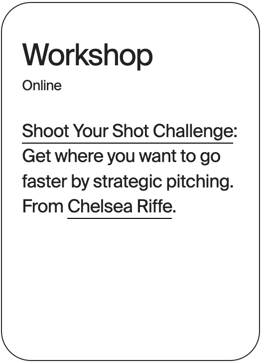 WORKSHOP Online Shoot Your Shot Challenge 32384