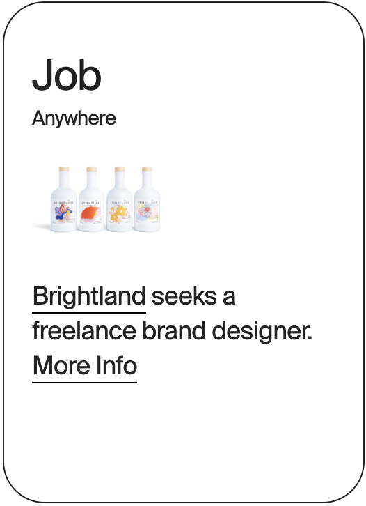 JOB ANywhere Brightland Brand Designer 32407
