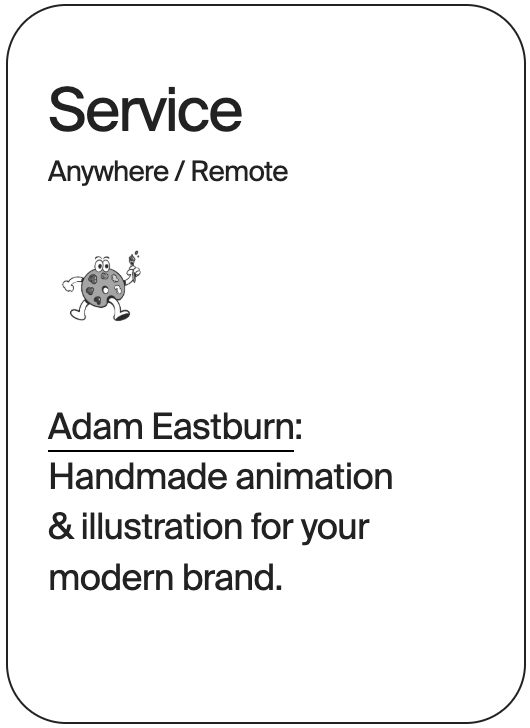 SERVICE Remote Adam Eastburn 32409