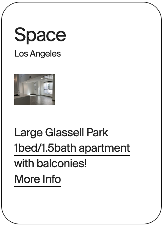 SPACE Los Angeles 3815 W Ave 43 #202 8-18-26