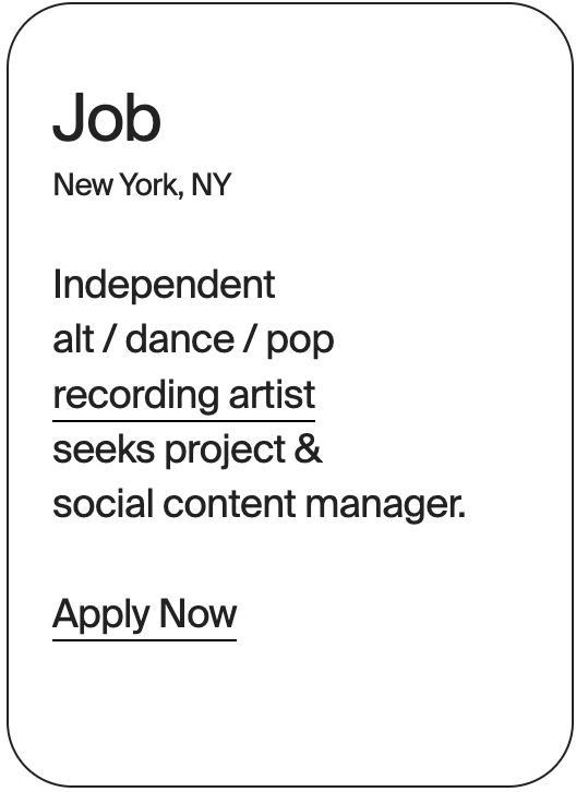 JOB New York Hollis Social Content Manager 32465