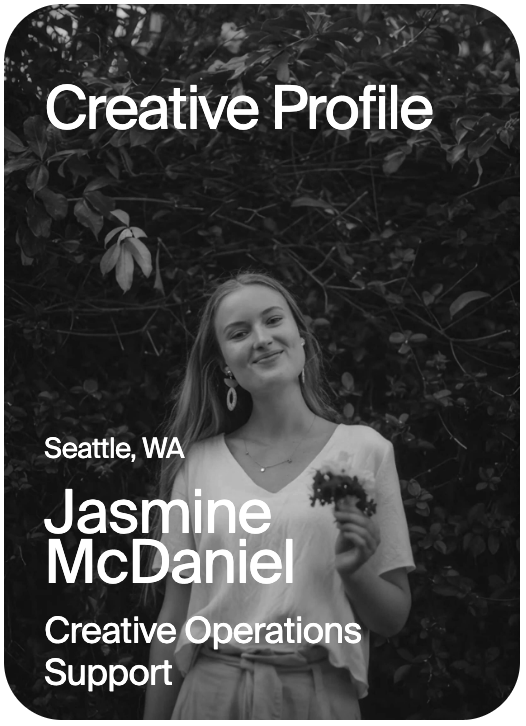 CREATIVE PROFILE Seattle Jasmine McDaniel 