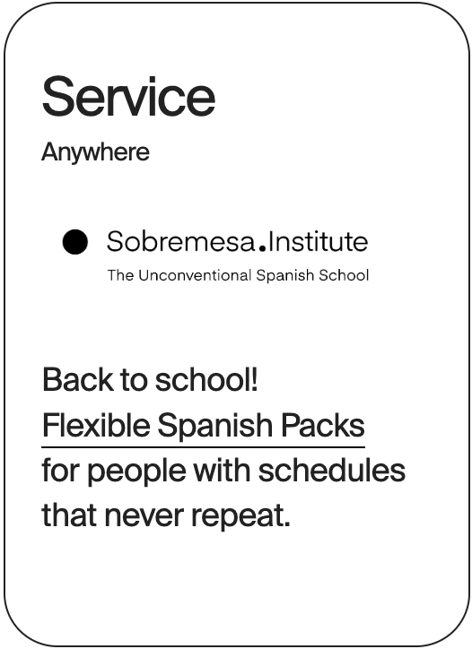 SERVICE Anywhere Sobremesa Flexible Spanish Packs 32558
