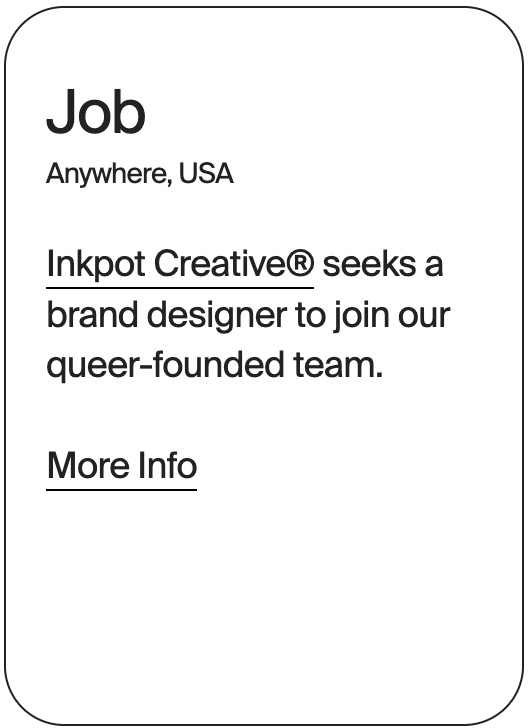 JOB USA Inkpot Creative Brand Designer 32568