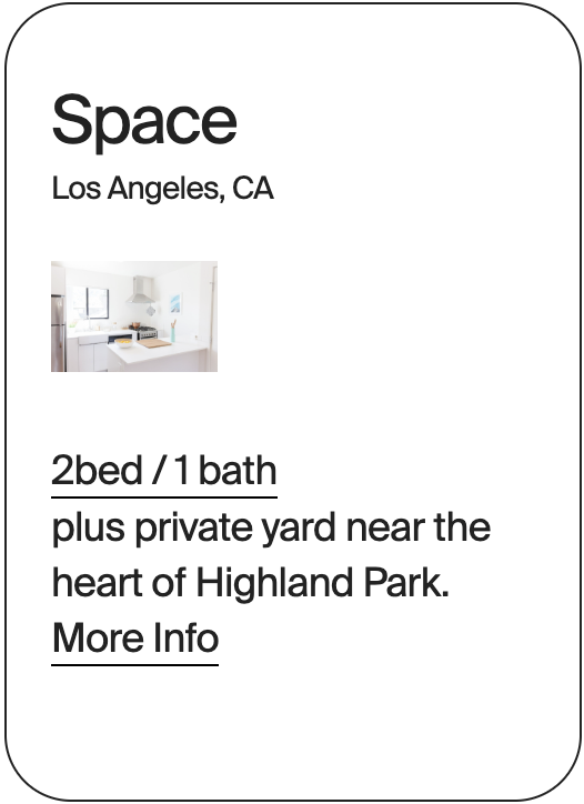 SPACE Los Angeles 363 Leslie Way 6-22-26