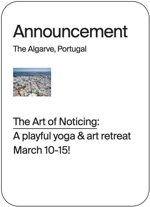 ANNOUNCEMENT Anywhere Art of Noticng Portugal 32617