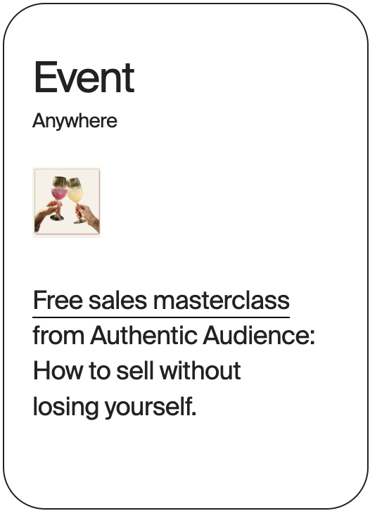 EVENT Anywhere Authentic Audience 32629