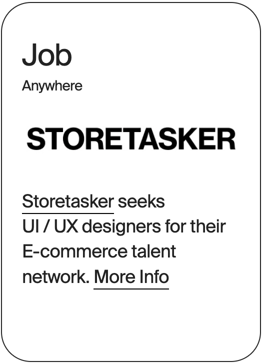 JOB Anywhere Stoketasker UX UI Designer 32683