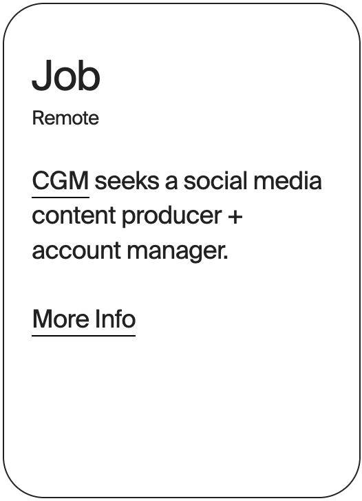 JOB Remote CGM Content producer 32685