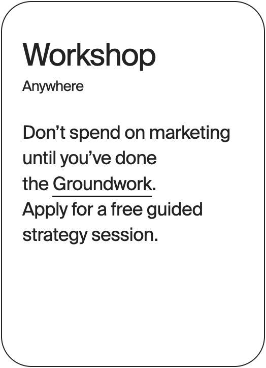 WORKSHOP Anywhere Groundwork 32698
