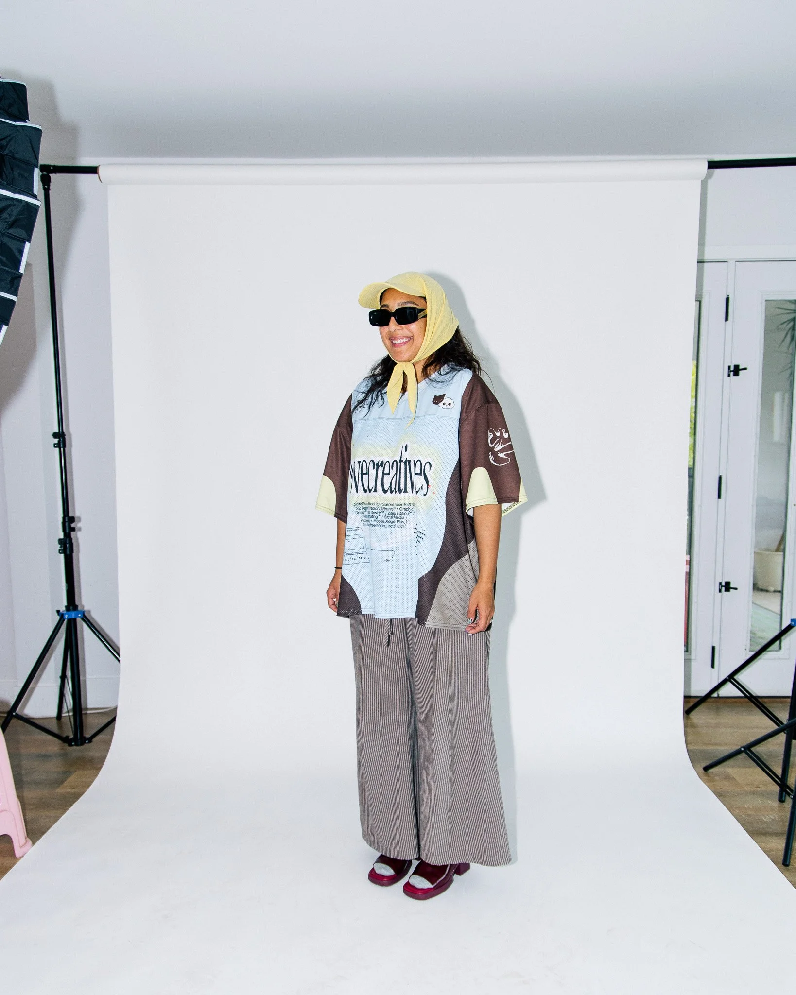 ilovecreatives “Bear Witness” Boxy Jersey in Brown