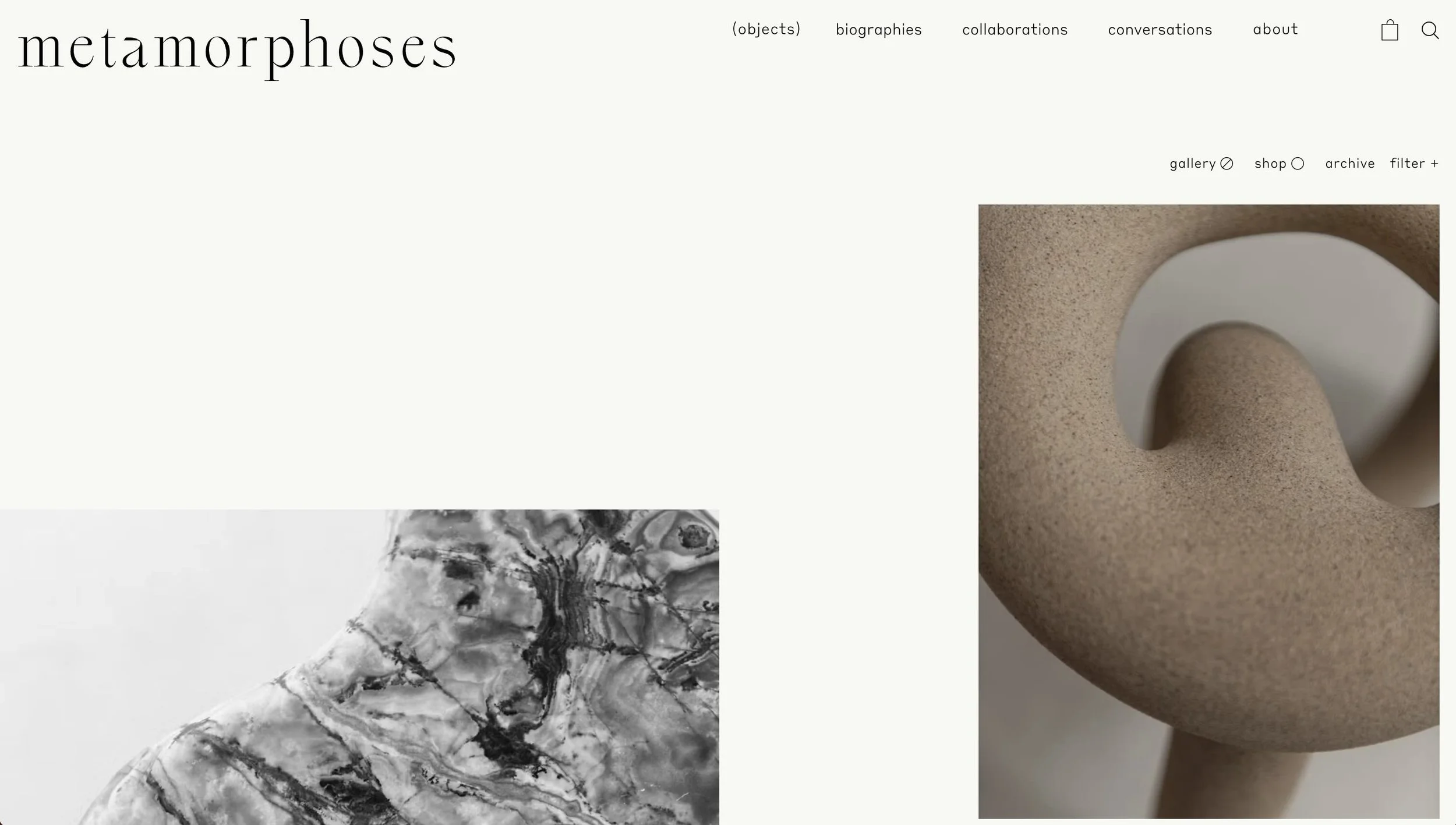 Metamorphoses Objects