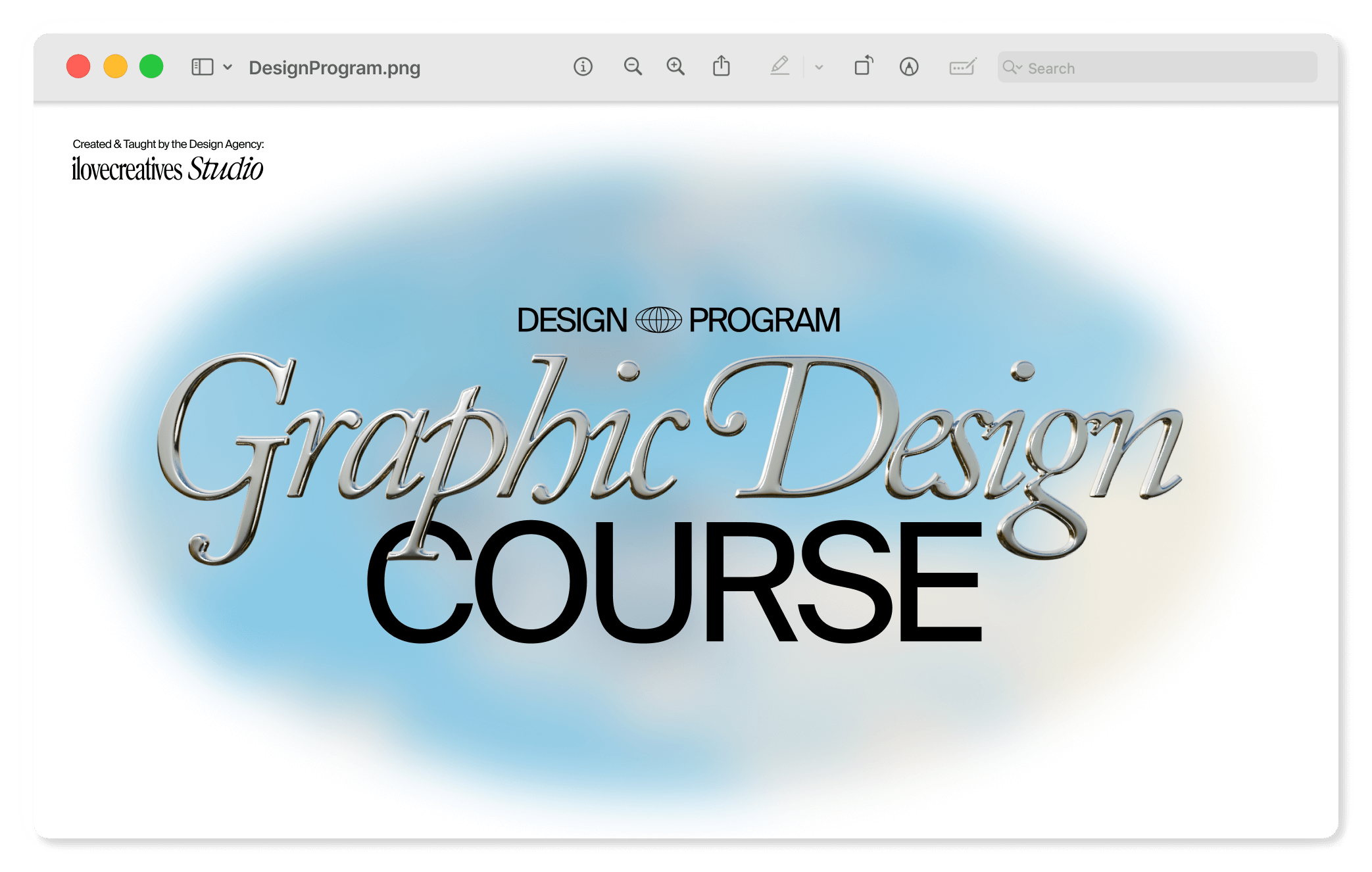 Graphic Design Course Spring Program — ilovecreatives