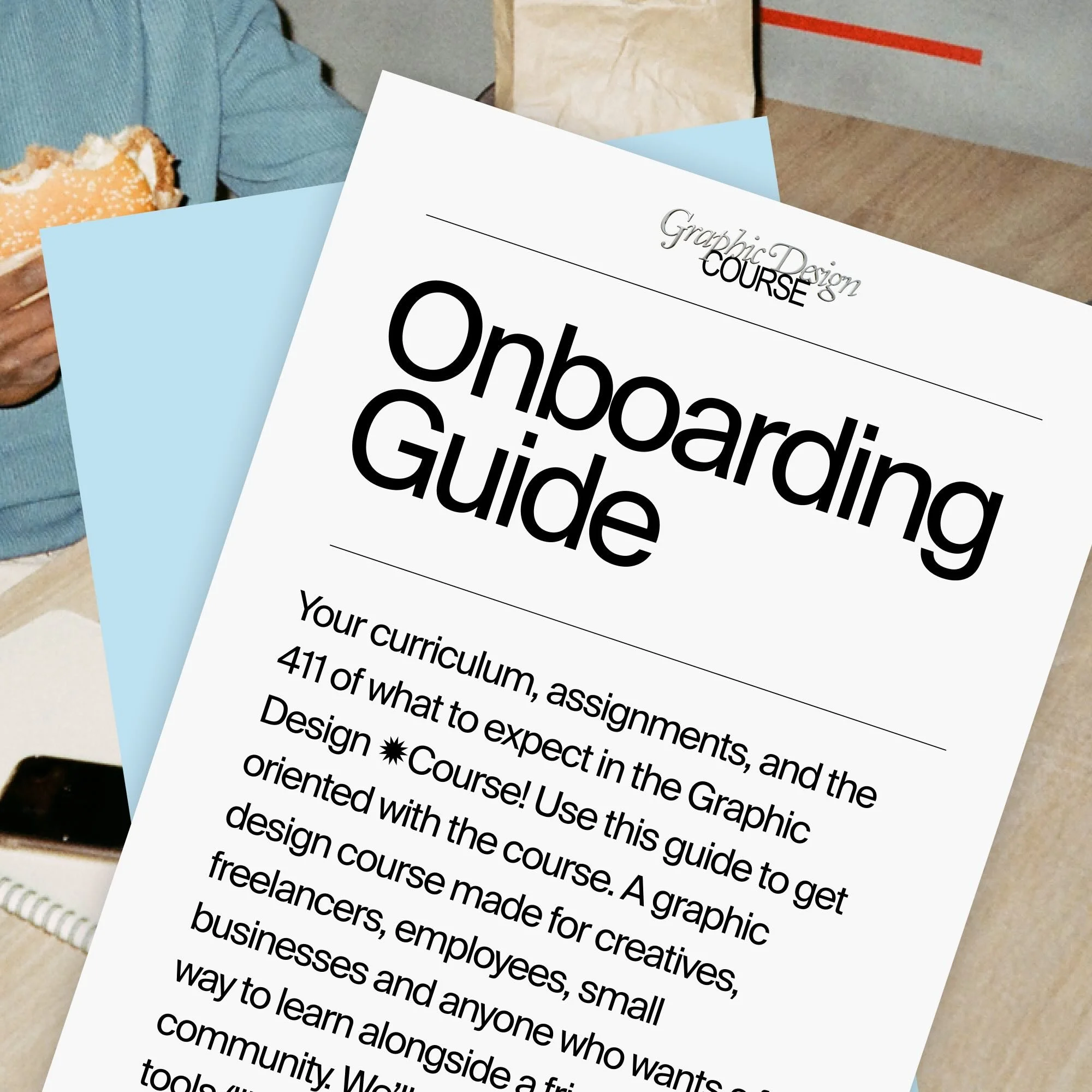 Graphic Design Course Onboarding Guide