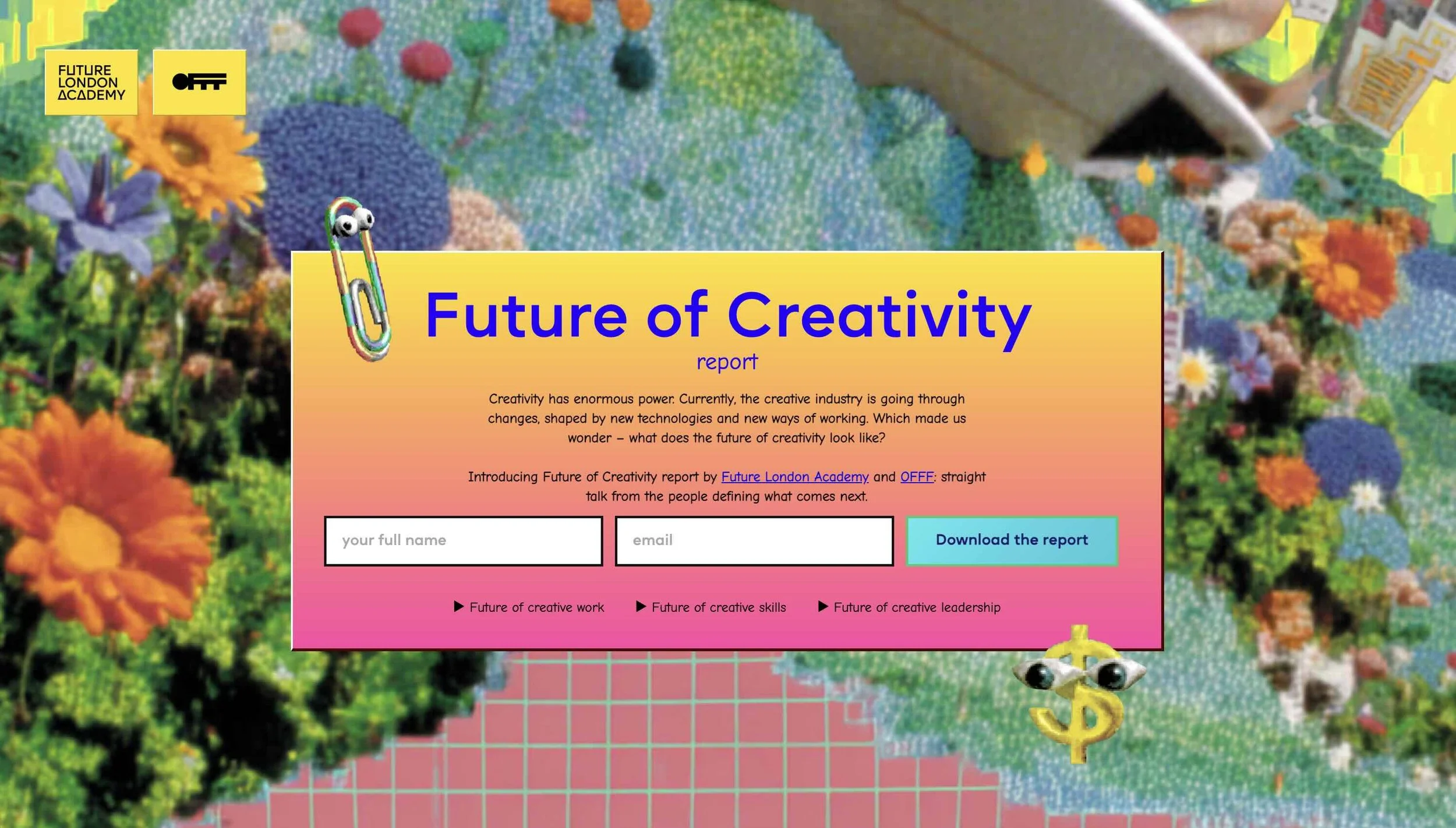 Future of Creativity Report