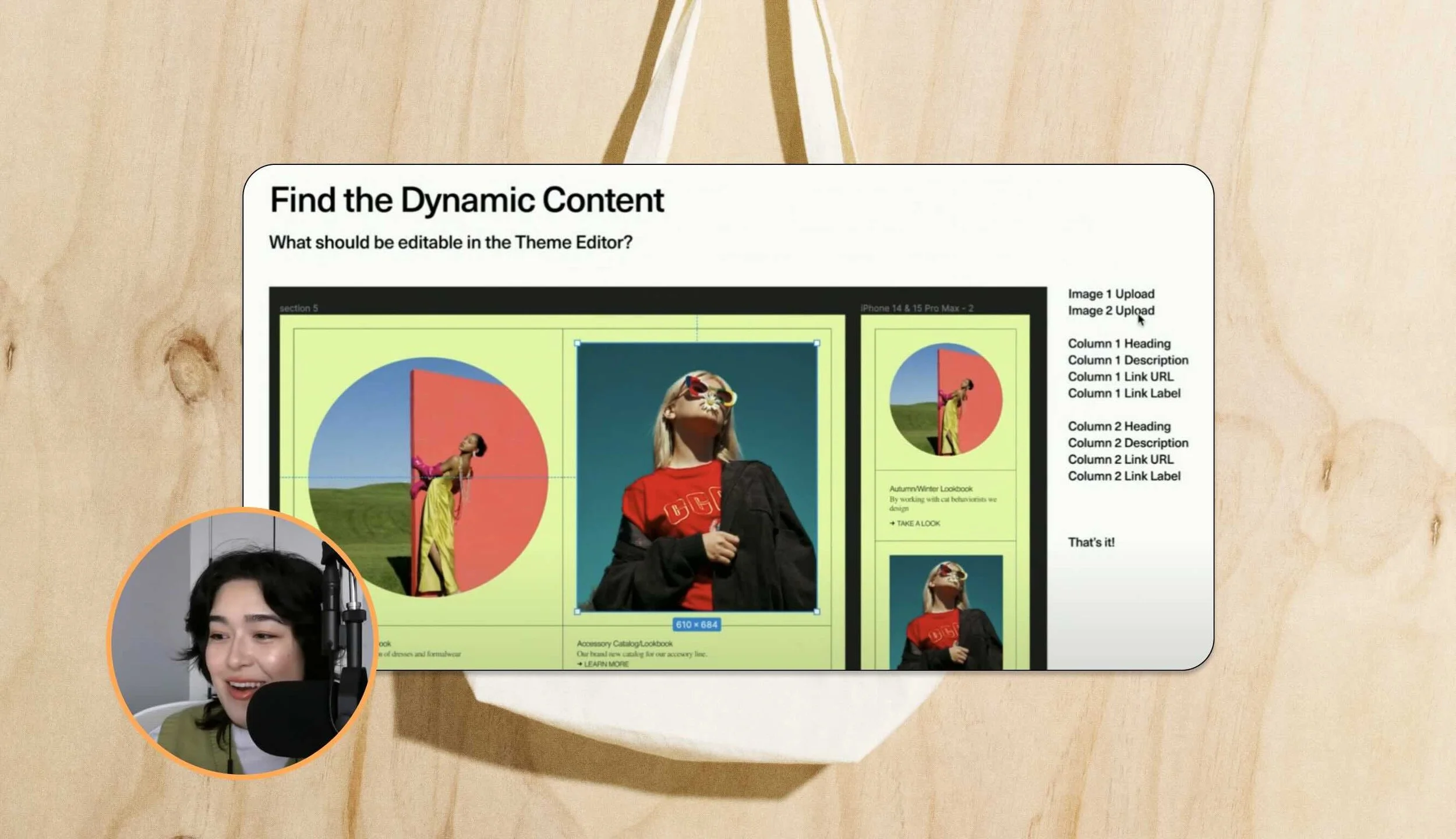Designing Custom Sections