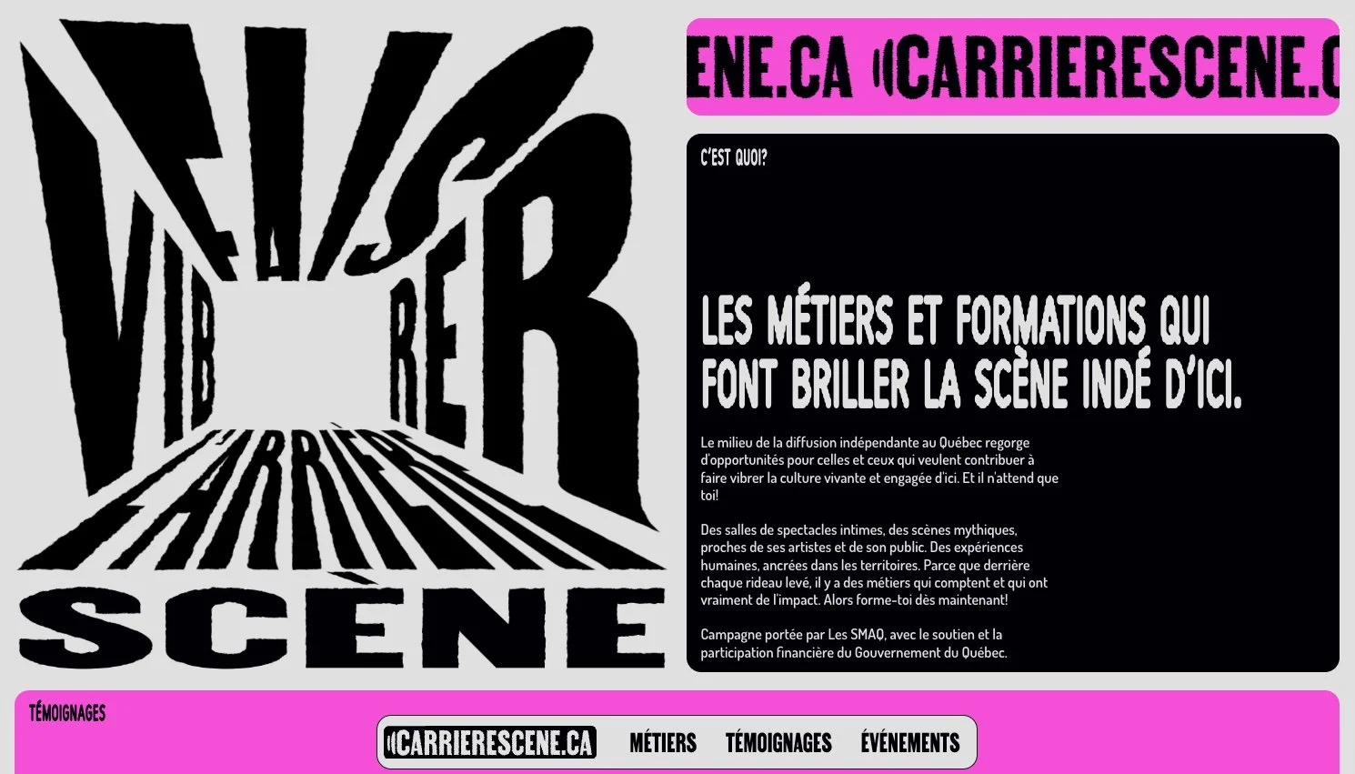Carrière Scène