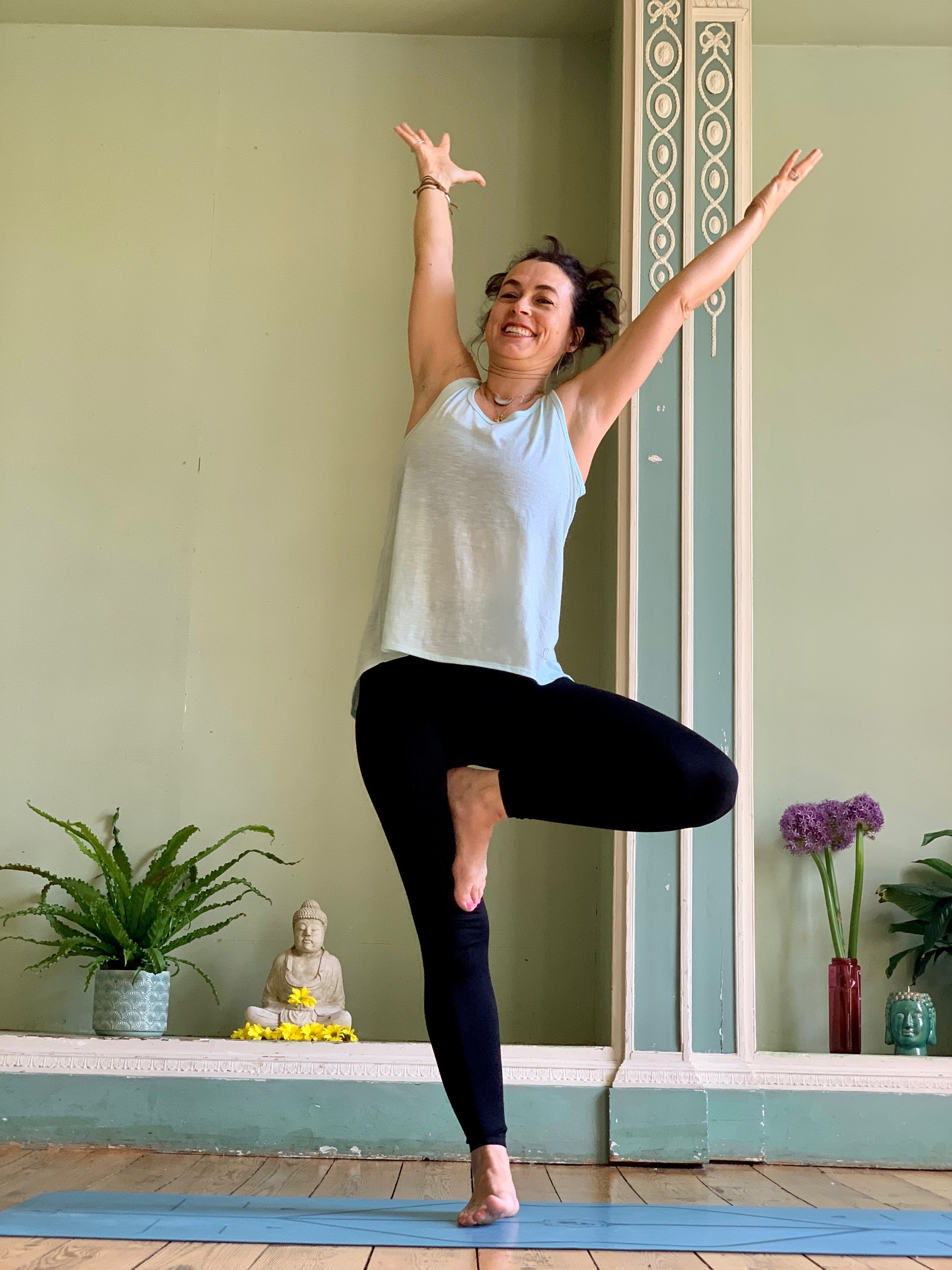 Advanced arm balance yoga poses set/ Illustration stylized woman practicing yoga  postures koundinyasana sequence Stock Vector | Adobe Stock