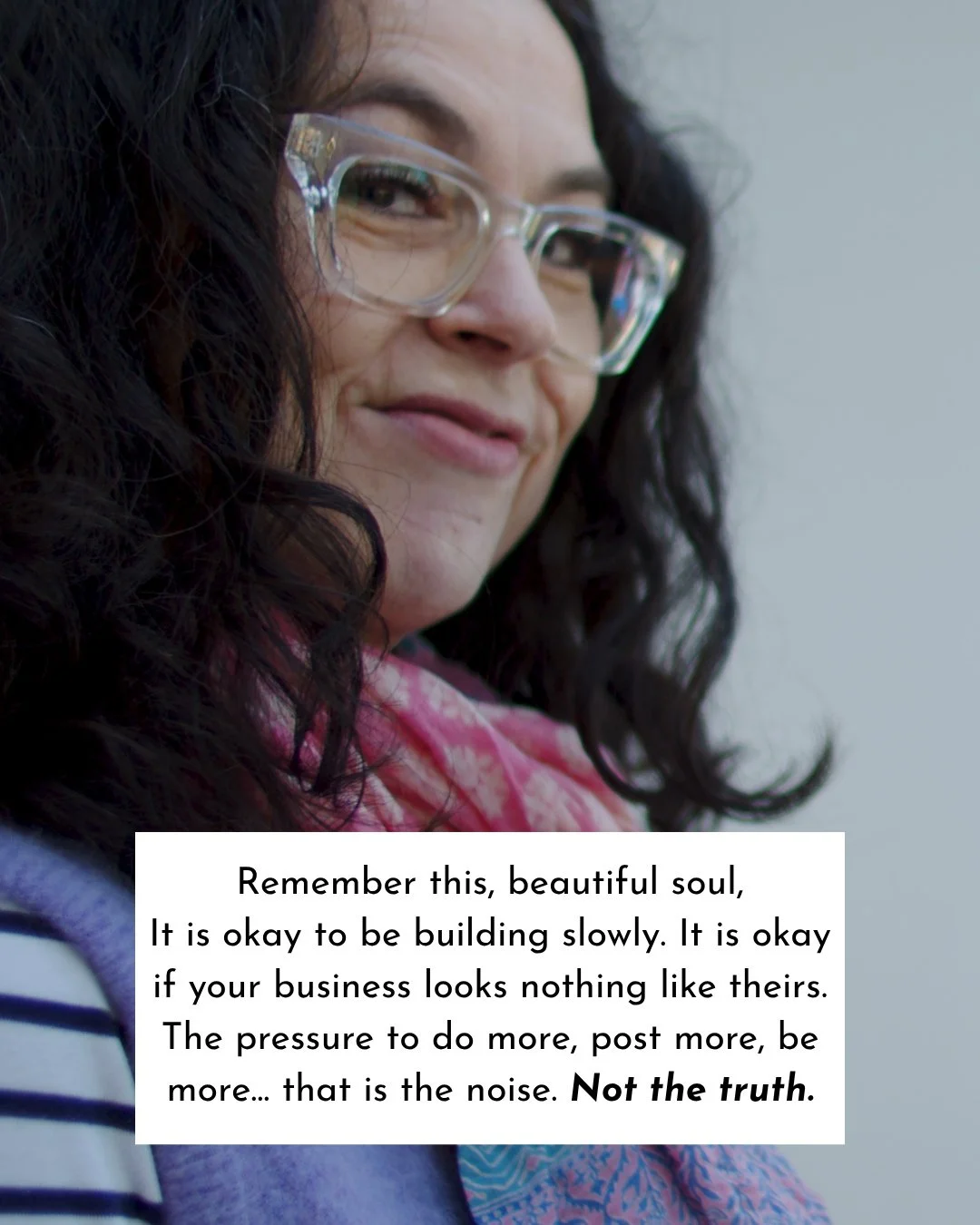 👉️ Save as a reminder!⁠
⁠
A gentle reminder for your feed today.⁠
⁠
In a world that tells you to post every day, niche down yesterday, and turn your expertise into content before you've even had your morning coffee &mdash; it's vital to remember tha