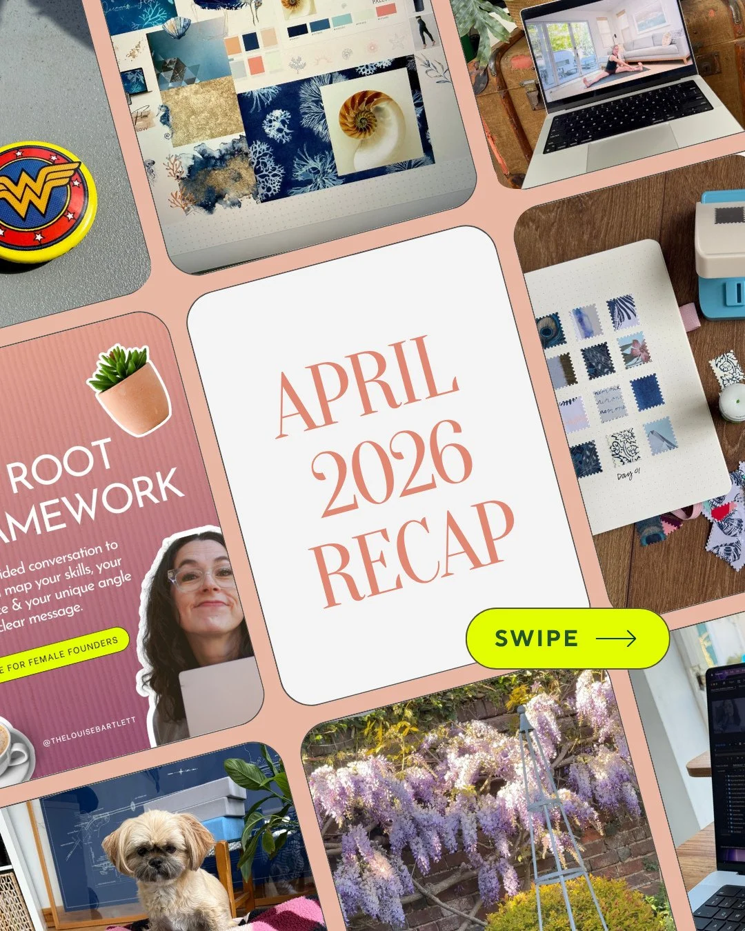 Every month I document my wins. ⁠
The big ones, the quiet ones, the ones that didn't look like wins at the time.⁠
⁠
As April zipped by, I was quietly doing the work.⁠
⁠
If you want to do the same, comment RECAP and I'll send you the Canva template so