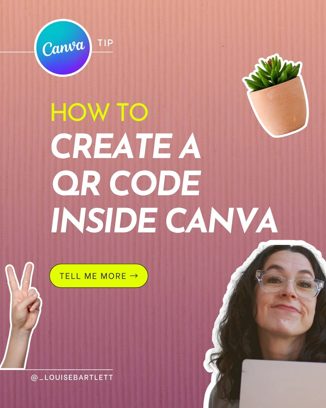 Here's something I wish I knew earlier: you don't need a separate app to create a QR code. ⁠
⁠
You don't need a tech person either. ⁠
⁠
You can do it right inside @Canva and link it directly to your freebie, newsletter, or website.⁠
⁠
One design. One