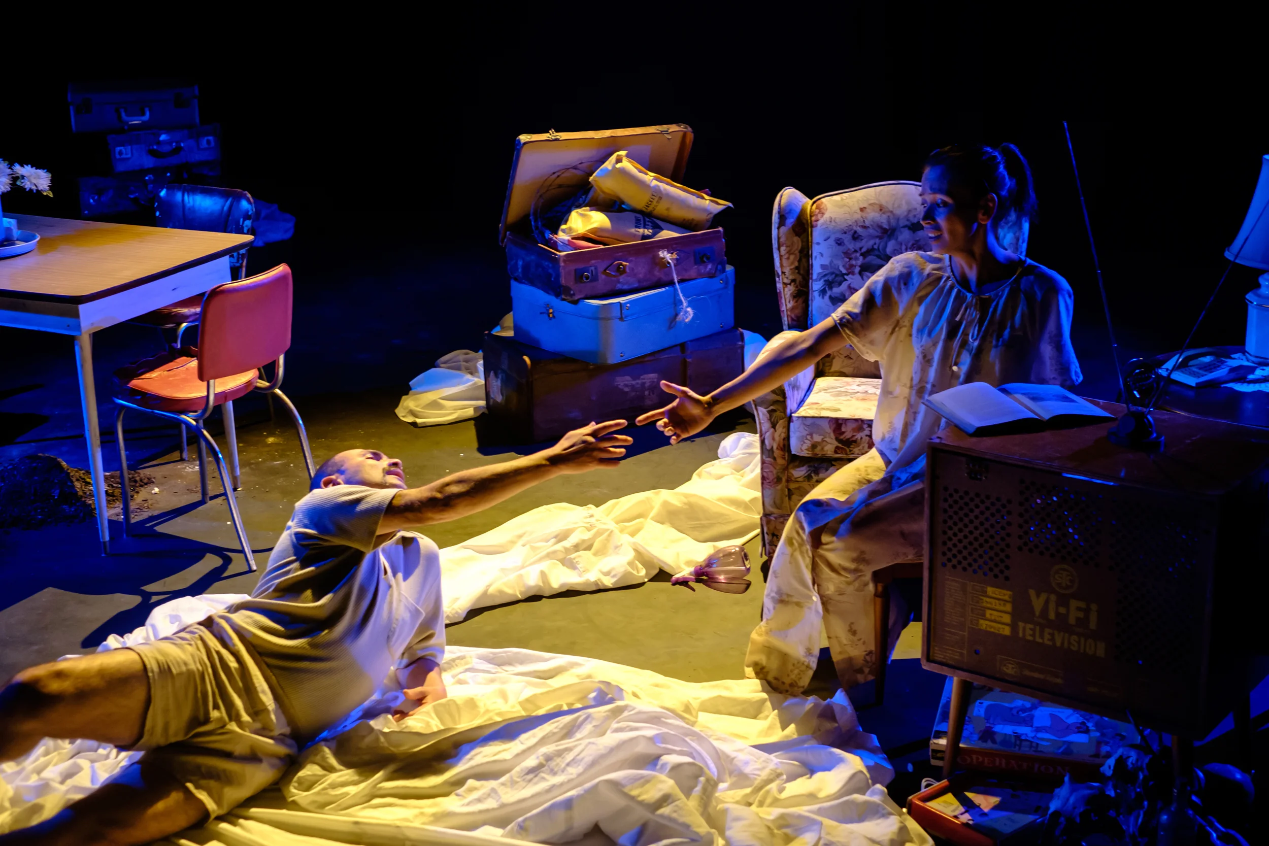 NaGL: Not a Good Look by Lech Mackiewicz Directed by Greg Ulfan Set & Costume Design by Lara Week Lighting Design by Shane Grant Metanoia Theatre at the Mechanics Institute October 8-17 2015 Photography by Justyn Koh
