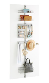 Utility Closet Door & Wall Rack Solution