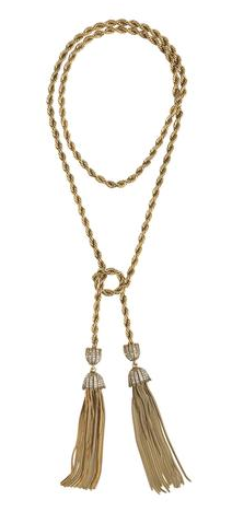 Aya Lariat in Crystal