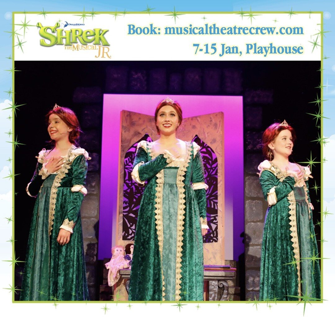 💚 'You know it's today!' 💚 See SHREK today at The Playhouse - 3pm &amp; 7:30pm
Book: www.musicaltheatrecrew.com