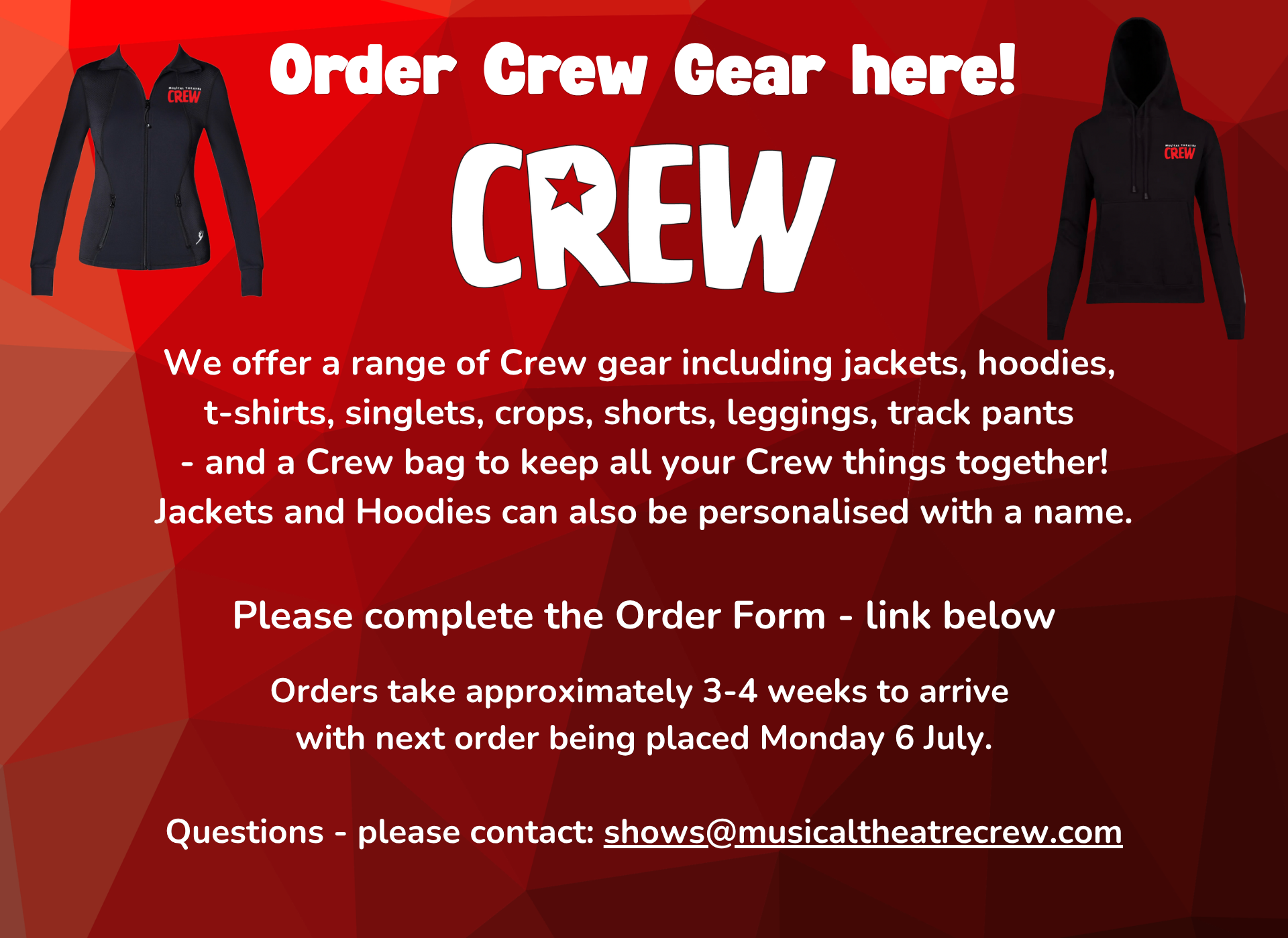 Crew Gear Intro