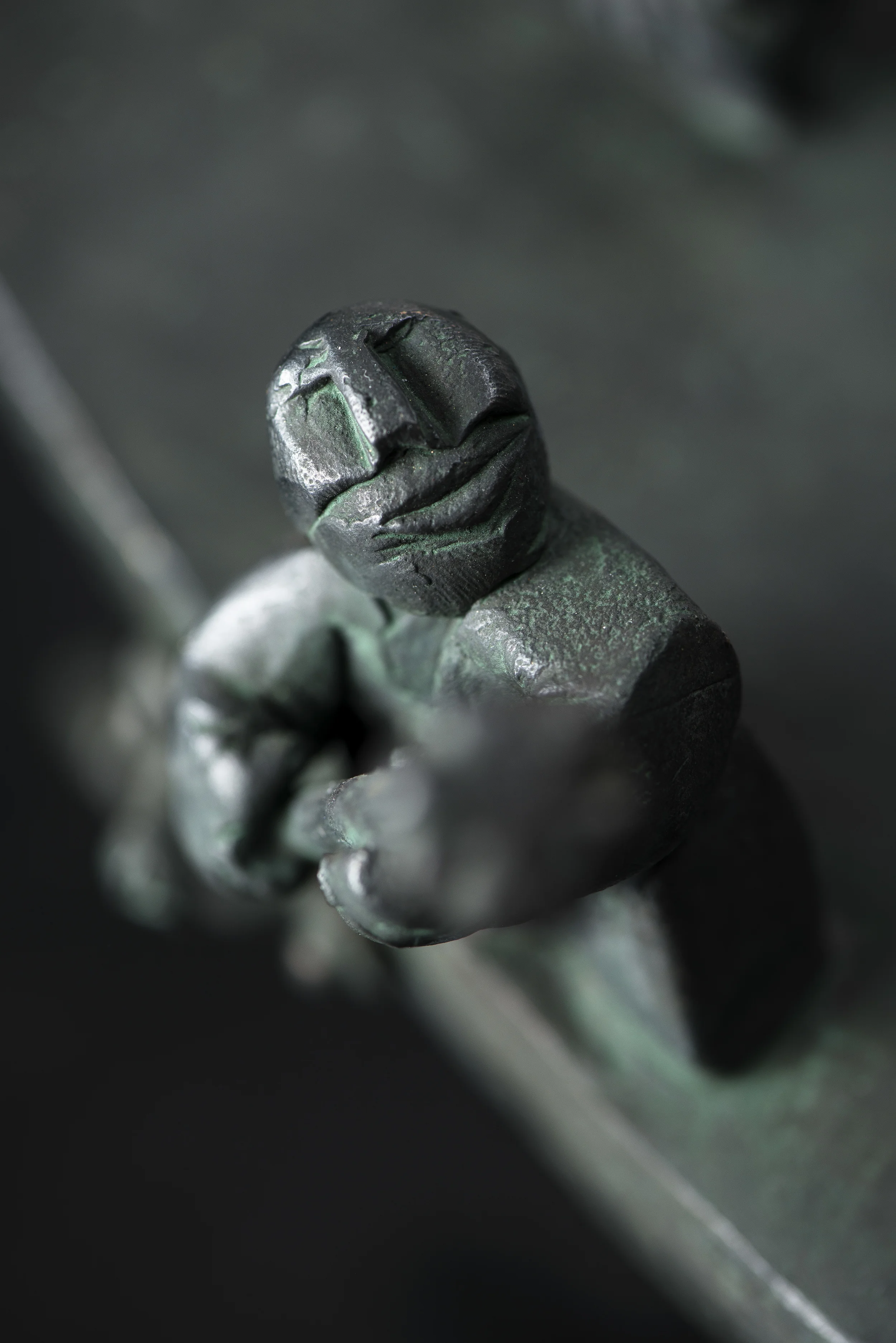 Pilgrim boat detail: Oarsman