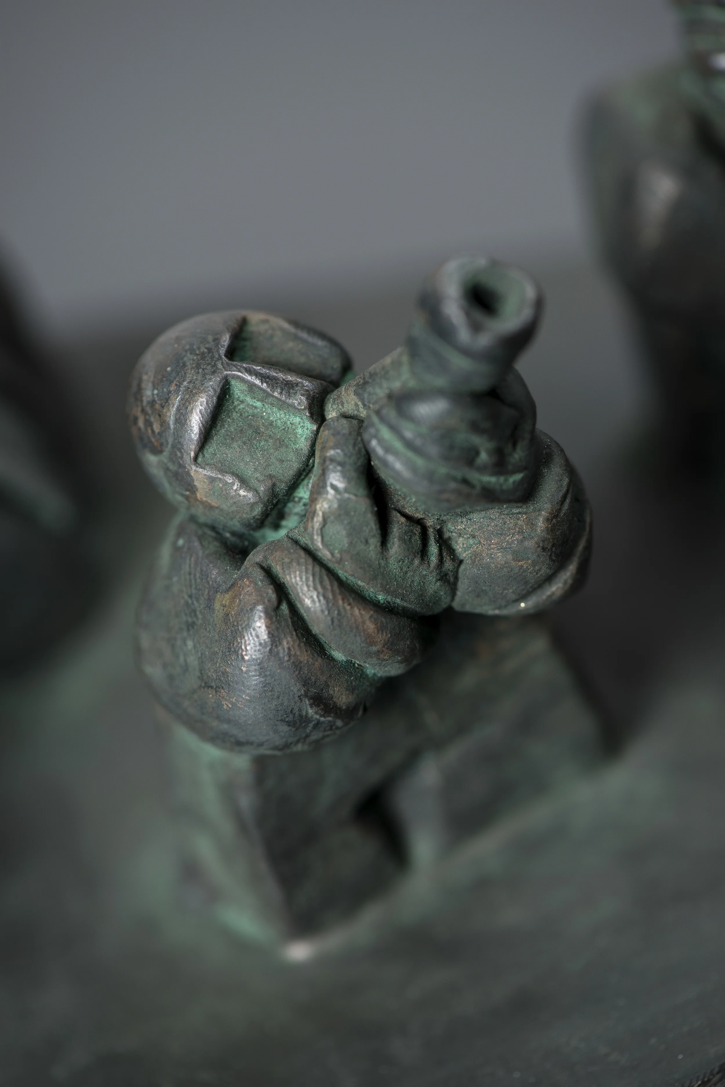 Pilgrim boat detail: The trumpeter